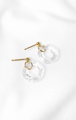 Drobne kolczyki wkrętki "Amorphic"