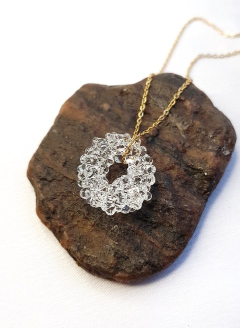 Mały owalny wisiorek "Crystal" Mały owalny wisiorek "Crystal"