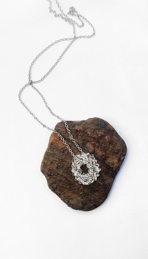 Mały owalny wisiorek "Crystal" Mały owalny wisiorek "Crystal"