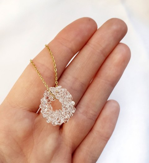 Mały owalny wisiorek "Crystal" Mały owalny wisiorek "Crystal"