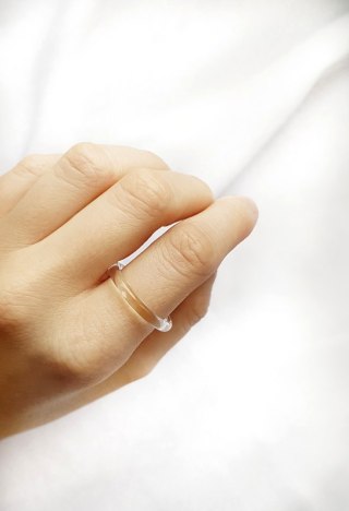 Minimalistyczny pierścionek - obrączka