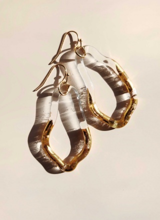 Długie kolczyki "Teine"