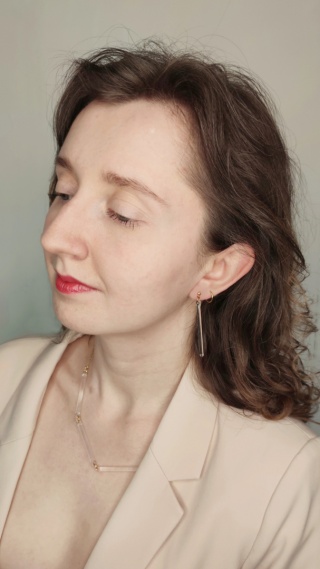 Kolczyki długie „Line"