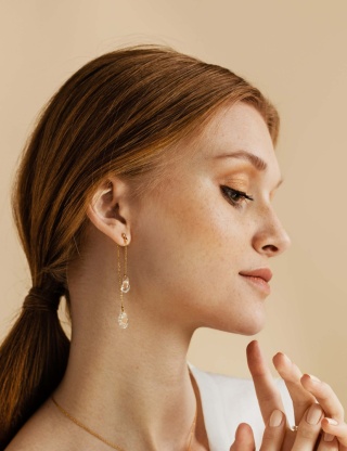 Kolczyki dwie krople "Lumea"