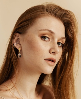 Kolczyki krople "Lumea" - sztyfty