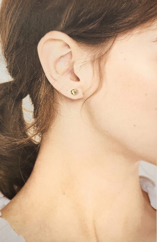 Kolczyki wkrętki złote (mini) "Minimalistic"