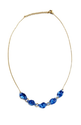 Niebieski naszyjnik "Lumea"