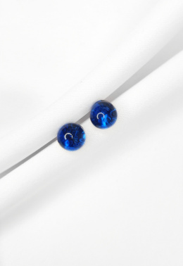 Niebieskie kolczyki na sztyftach "Minimalistic"