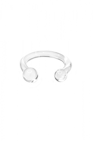 Pierścionek z asymetrycznymi kulkami