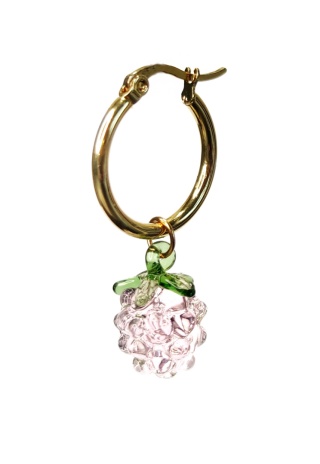 Kolczyk różowa malina "Sweets" - dwa rozmiary