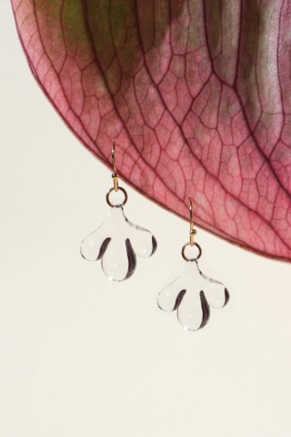 Kolczyki krople „Flora"