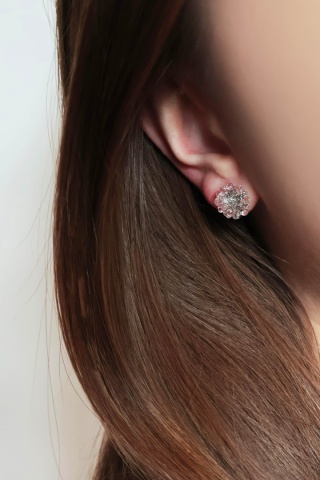 Kolczyki wkrętki "Crystal"