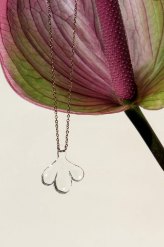 Naszyjnik trzy krople „Flora" różne kolory