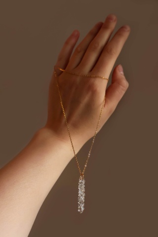 Podłużny wisior "Crystal"