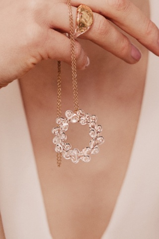 Wisior wianek „Flora"