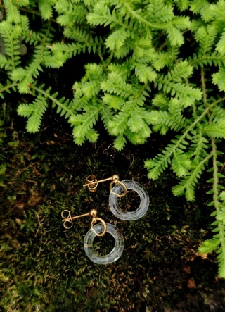 Drobne kolczyki wkrętki "Circle"