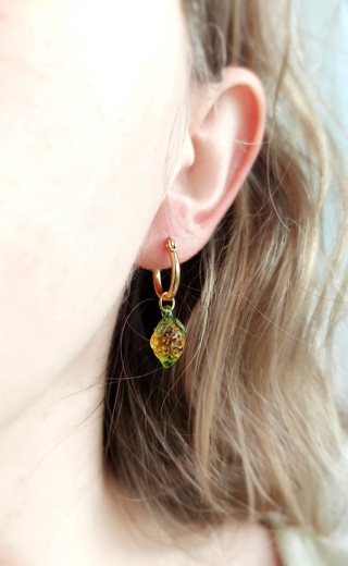 Kolczyk cytryna "Sweets" - dwa rozmiary