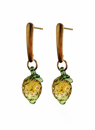 Kolczyki cytryny "Sweets" - sztyfty