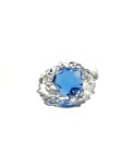 Pierścionek "Nereida" błękitny