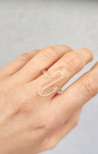 Pierścionek "Fala II"