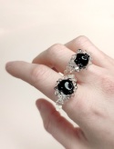 Pierścionek "Nereida" czarny