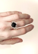 Pierścionek "Nereida" czarny