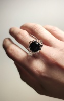 Pierścionek "Nereida" czarny