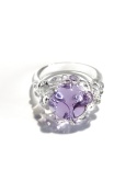 Pierścionek "Nereida" fiolet neodymowy