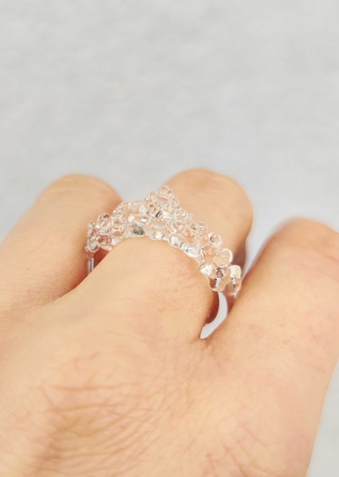 Pierścionek korona "Crystal" Pierścionek korona "Crystal"