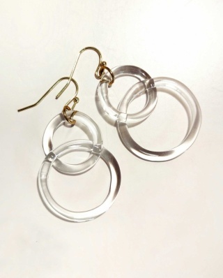 Podwójne kolczyki "Circle"